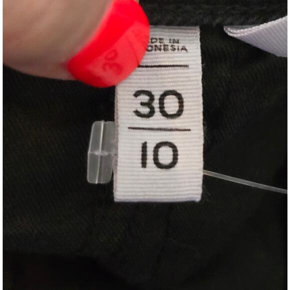 Loft High Rise Straight Leg Curvy Cropped Distressed Stretch Jeans Size 10 New - Picture 14 of 15